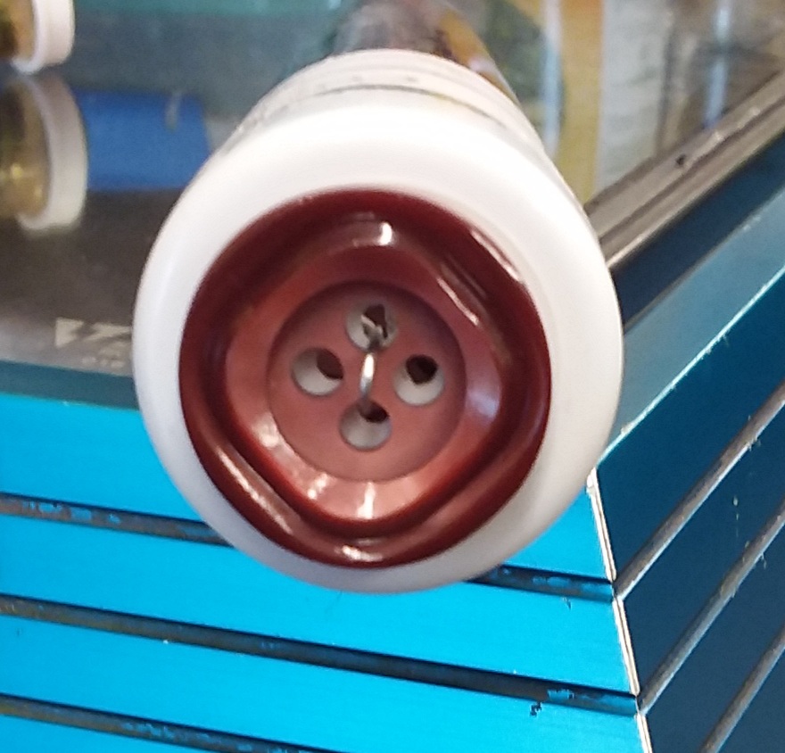 22mm square  button